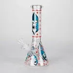 10" Gorilla Designs Glow In The Dark Beaker Bong