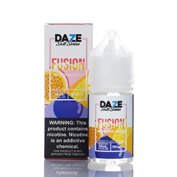 7 Daze Fusion TFN Salt – Lemon Passionfruit Blueberry – 30ml