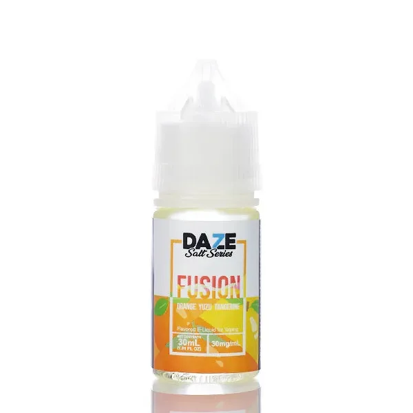 7 Daze Fusion TFN Salt – Orange Yuzu Tangerine – 30ml - Image 2
