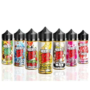 American ELiquid Keep-It-100 Shortfill 120ML Premium Vape Juice 0mg