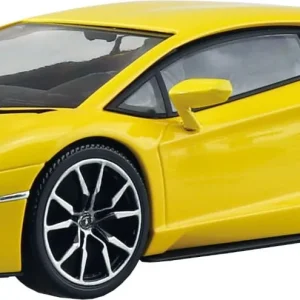Aoshima Rakupla Snap Kit 07 Lamborghini Aventador S Pearl Yellow Model Kit