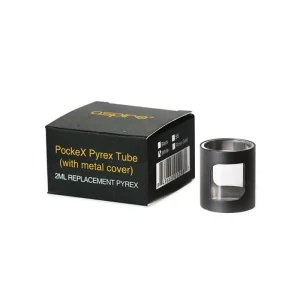 Aspire Pockex Pyrex Replacement Glass With Metal Cover