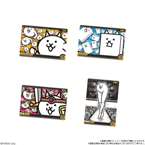 Bandai Battle Cats Wafer Card for Ages 6-12 Birthday Gift Set