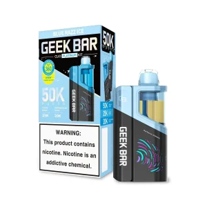 Blue Razz Ice - Geek Bar Clio Platinum 50k Disposable Vape Kit