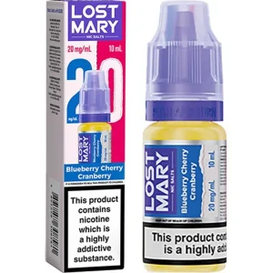 Blueberry cherry cranberry Lost Mary Nic Salts e-liquid 10ml