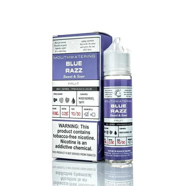 BSX Vapor E-Liquid – Blue Razz – 60ml