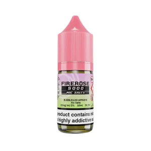 Bubblegum Airways Nic Salt by Elux Firerose 5000