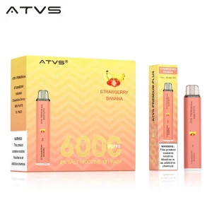 Bulk Wholesale ATVS PREMIUM Plus Disposable 6000 Puffs Pack of 10