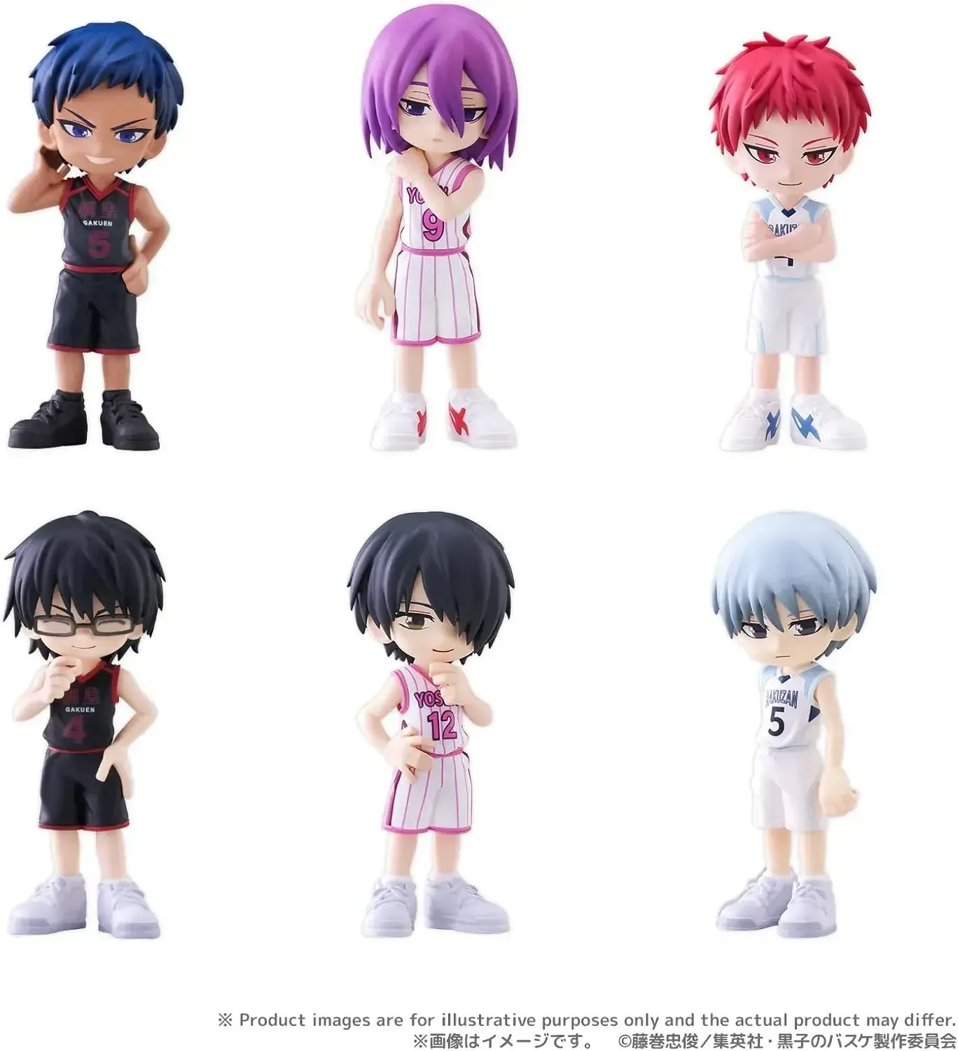 Bushiroad PalVerse Kuroko no Basket Vol 2 Six-Figure Set