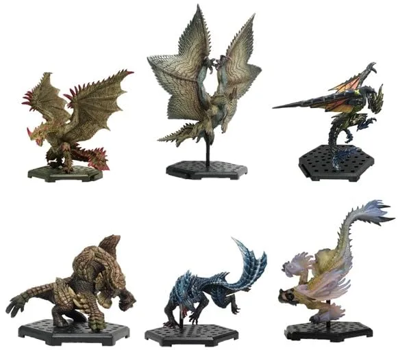Capcom Monster Hunter Builder Model Plus Best Vol 22-24 Figure Set