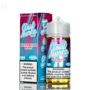 Cloud Nurdz E-Liquid – Iced Watermelon Berry – 100mL