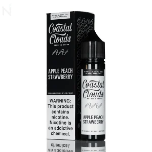 Coastal Clouds E-Liquid – Apple Peach Strawberry – 60mL
