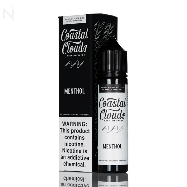 Coastal Clouds E-Liquid – Menthol – 60mL
