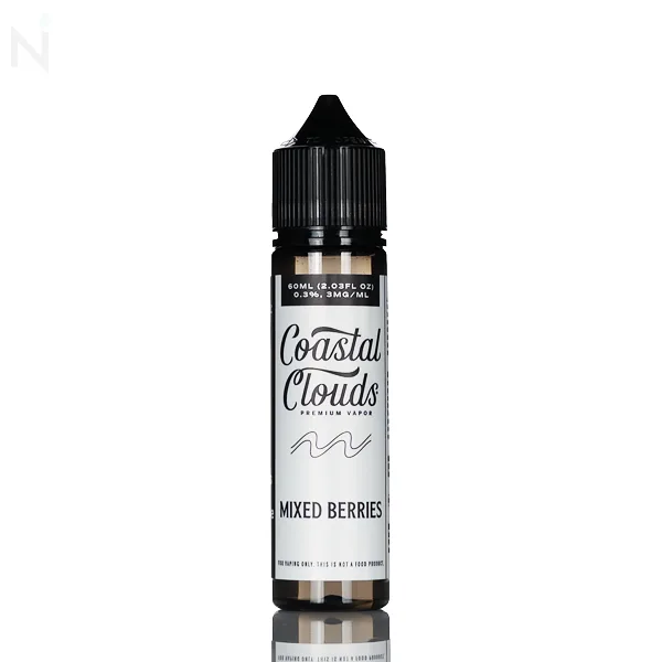Coastal Clouds E-Liquid – Mixed Berries – 60mL - Image 2