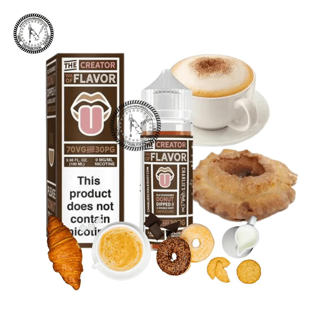 Creator of Flavor Donut Cappuccino by Charlie’s Chalk Dust 100ML