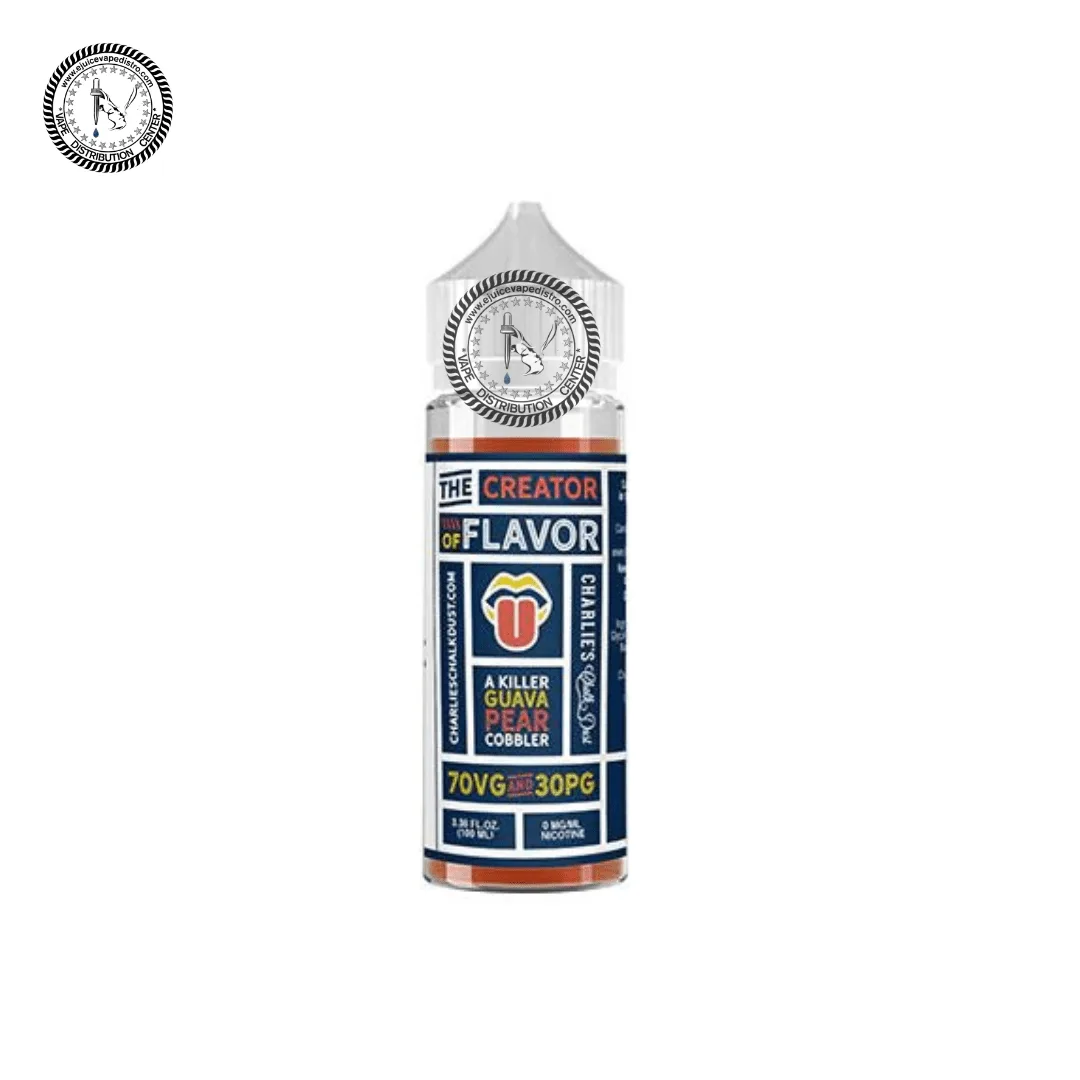Creator of Flavor Guava Pear Cobbler by Charlie’s Chalk Dust 100ML - Image 2