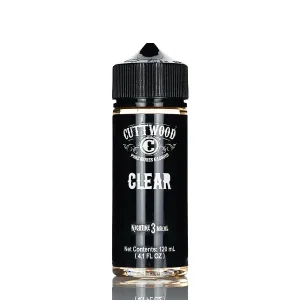Cuttwood Classic E-Liquid – Clear – 120mL