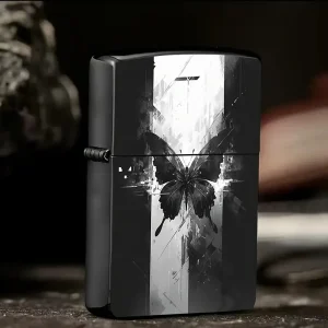 Elegant Butterfly Lighter Refillable Tank Shell