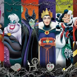 Epoch Disney Evil Darkness Jigsaw Puzzle 500 Pieces 38x53cm With Glue and Tools