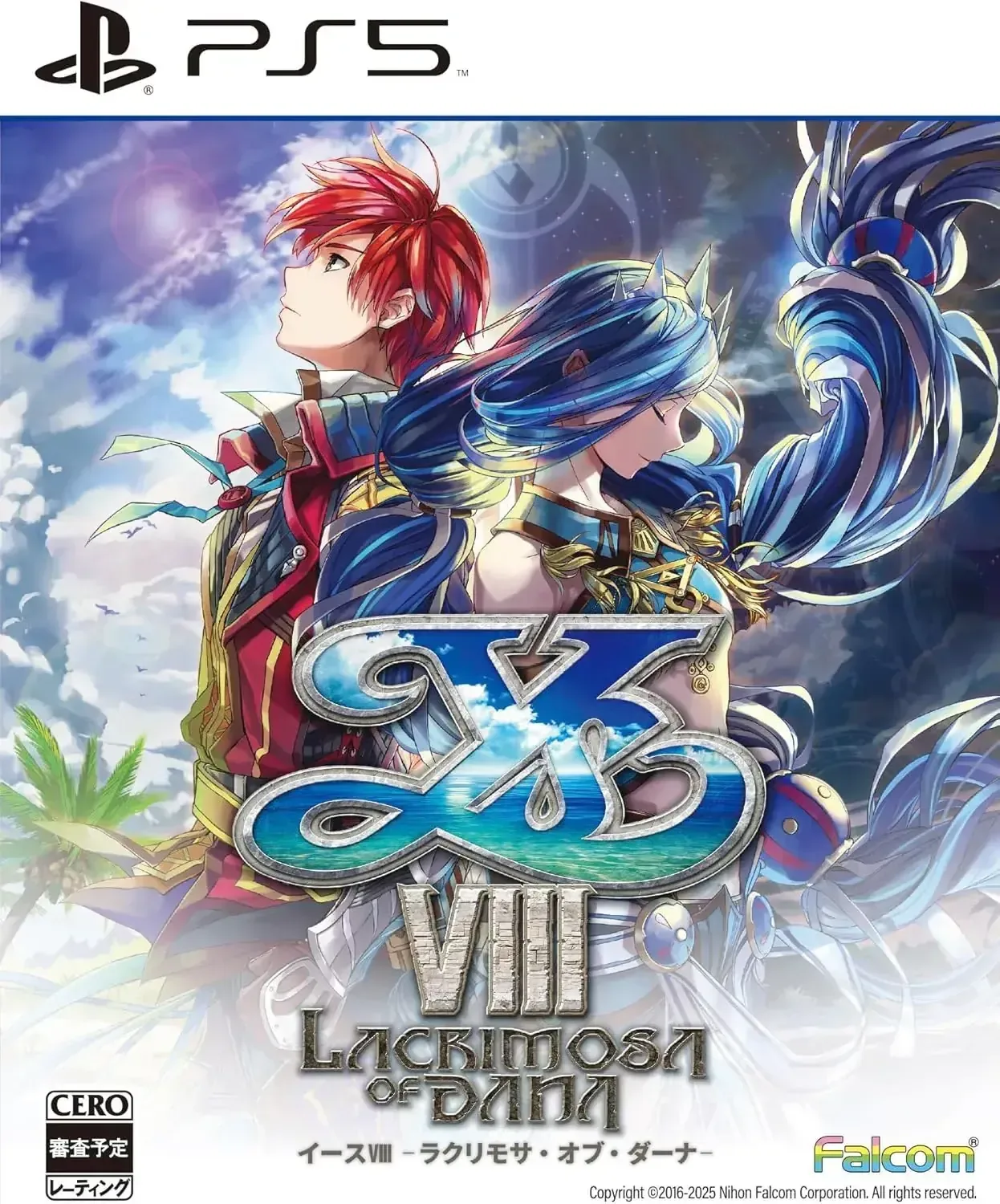 Falcom Ys VIII Lacrimosa of DANA PS5 Game: Action RPG Adventure