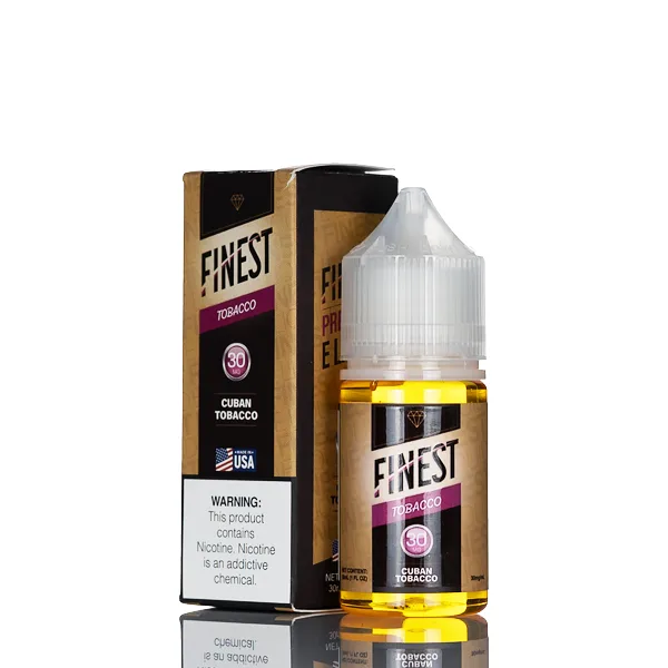 Finest Salt Nic – Tobacco Edition – Cuban Tobacco – 30mL