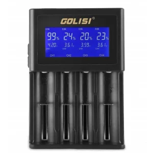 Golisi S4 2.0A Smart Charger with LCD Display