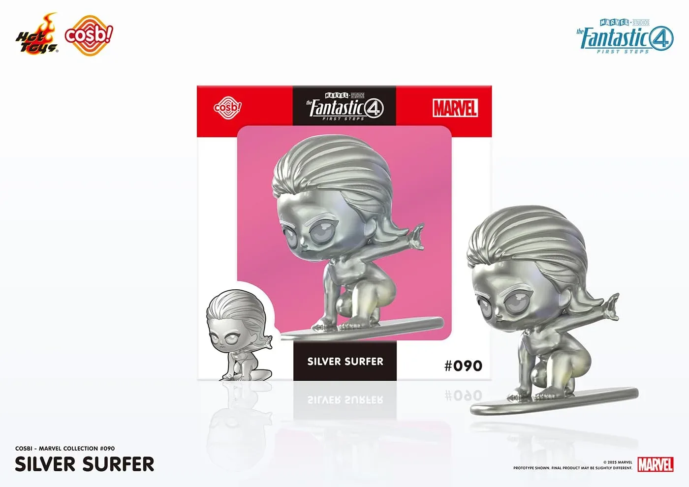 Hot Toys Marvel Silver Surfer Non-Scale Figure from Fantastic Four Movie - Image 2