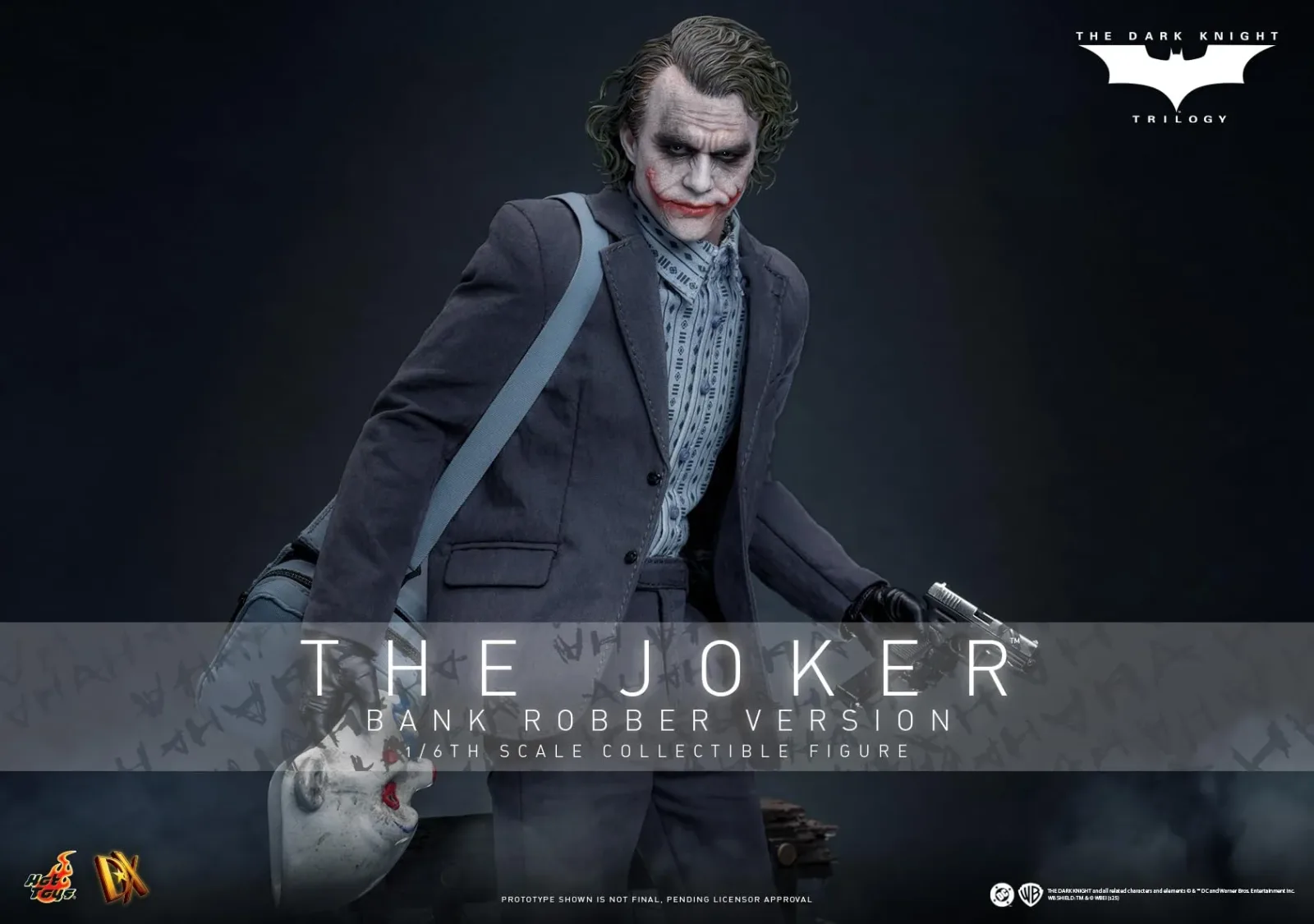 Hot Toys Movie Masterpiece Dx Joker Bank Robber 1/6 Scale Figure Dark Knight