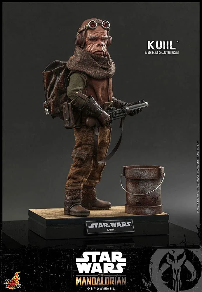 Hot Toys Star Wars Mandalorian Kuiil 1/6 Scale Brown Figure - Image 2