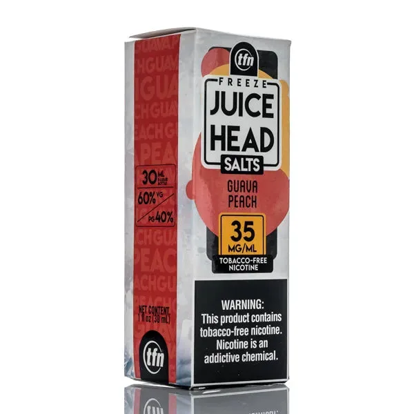Juice Head TFN Salts – Guava Peach Freeze – 30ml - Image 2