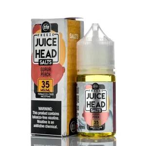 Juice Head TFN Salts – Guava Peach Freeze – 30ml