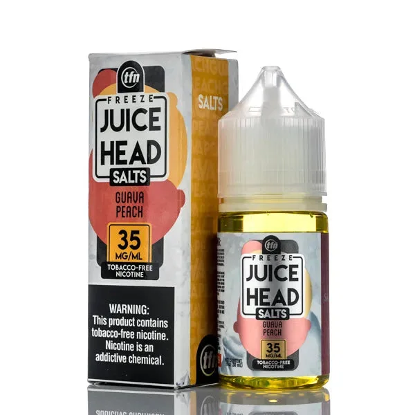 Juice Head TFN Salts – Guava Peach Freeze – 30ml