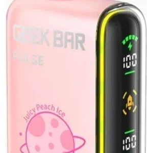 Juicy Peach Ice Geek Bar Pulse