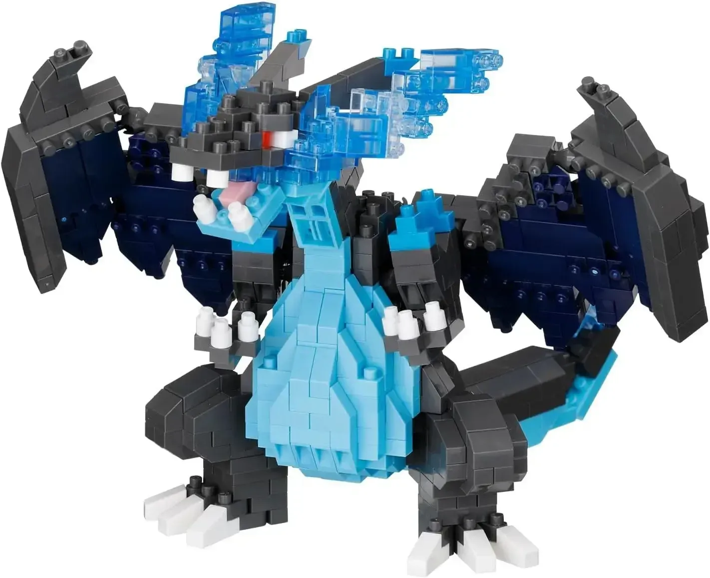 Kawada Nanoblock Pokemon Mega Charizard X Figure Construction Set