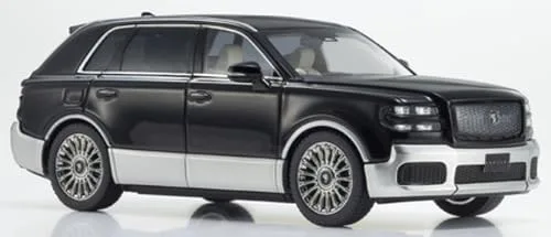 Kyosho 1/43 Toyota Century Rinpo Black Silver Model with Fromage Interior - Image 2