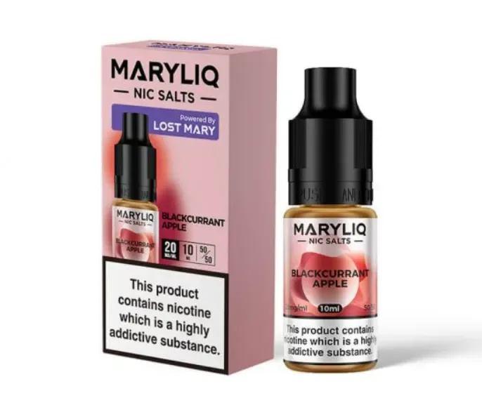 Lost Mary MaryLiq 10mg/20mg Blackcurrant Apple Nic Salt E-liquid-£2.49