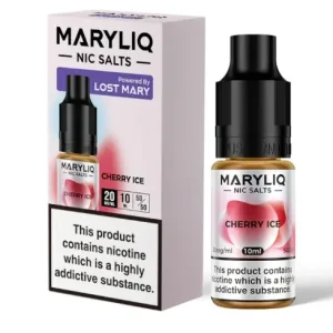 Lost Mary MaryLiq 10mg/20mg Cherry Ice Nic Salt E-liquid-£2.49