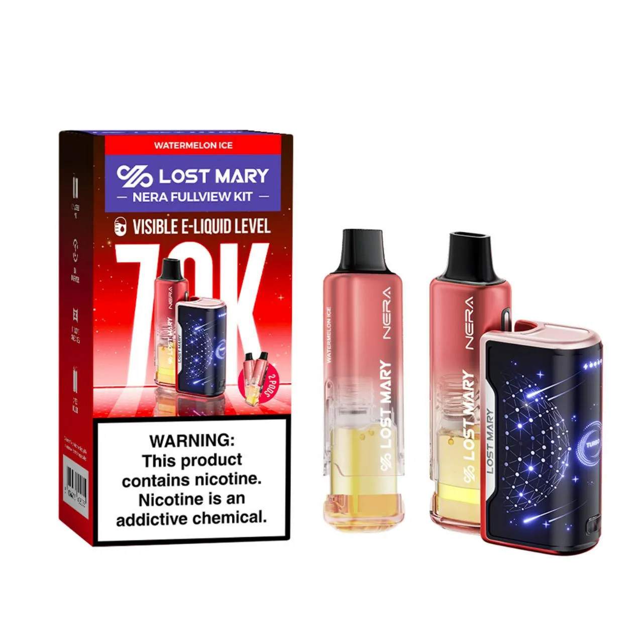 Lost Mary Nera Fullview Kit 70K Puff Disposable