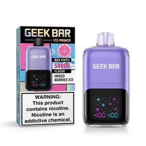 Mixed Berries Ice - Geek Bar Ice Prince 50K Disposable Vape