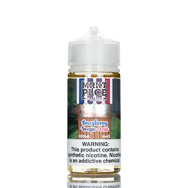 MRKT PLCE E-Liquid – Brazberry Grape Acai – 100mL