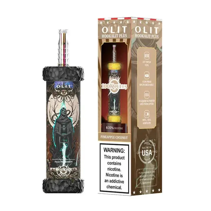 Pineapple Coconut - Olit Hookalit Plus 100K Disposable E-Hookah