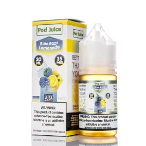 Pod Juice Salt – Blue Razz Lemonade – 30ml