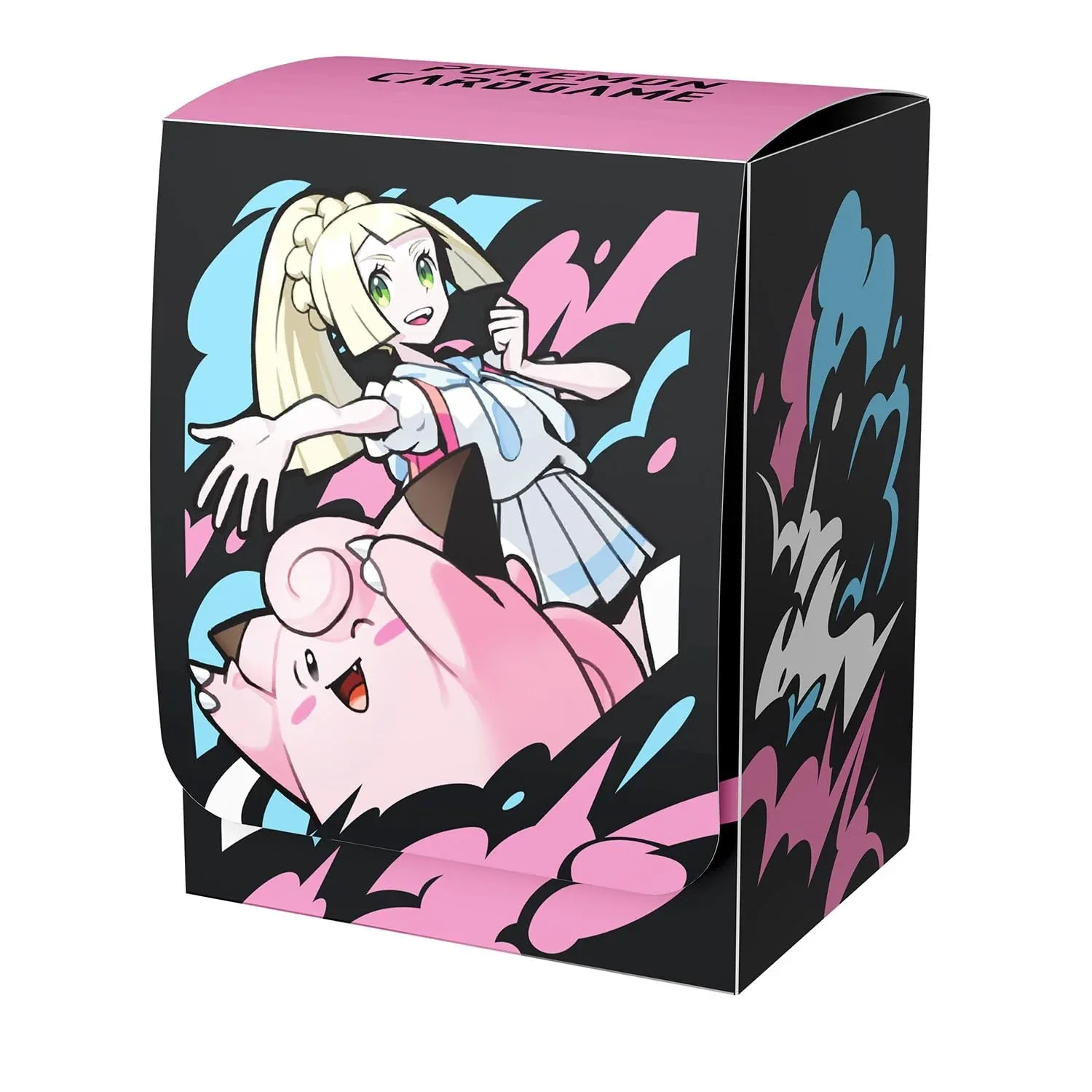 Pokemon Center Deck Case Lillie Clefairy Japan Official Trading Card Storage