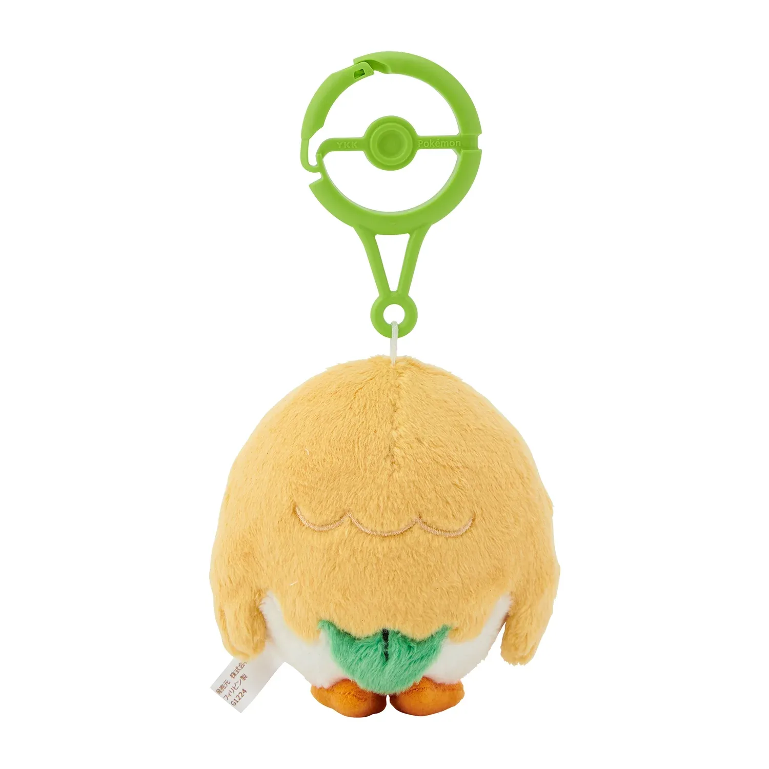 Pokemon Rowlet Mascot Keychain Plush Toy with Carabiner Clip - Image 2