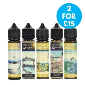 0mg Vaponaire Japonism 50ml Shortfill (70VG/30PG)