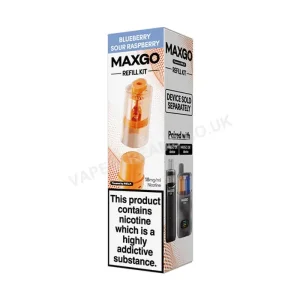 Relx Maxgo Blueberry Sour Raspberry 12K & 33K Pods