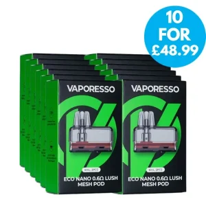 Box Of 10 – Eco Nano Replacement Pods 2ml