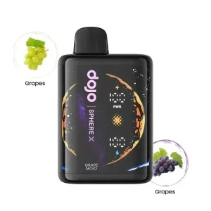DOJO Sphere X 40K Disposable Vape (5%, 40000 Puffs) - Grape Mojo'