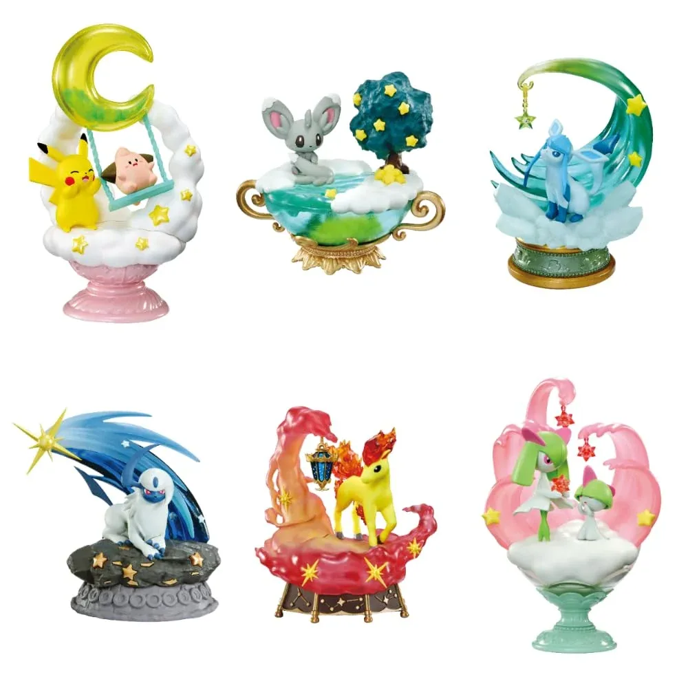 Re-Ment Pokemon Starrium Dreamy Moonlit Night Complete Set Box Figures