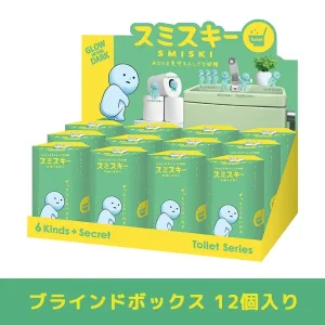 Smiski Toilet Series Glow in the Dark Collectible Assort Box 12pcs